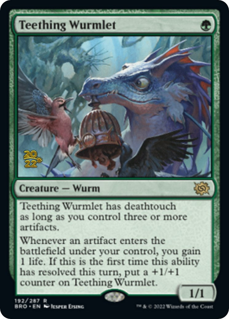 Teething Wurmlet [The Brothers' War: Prerelease Promos] | Cracking-Singles