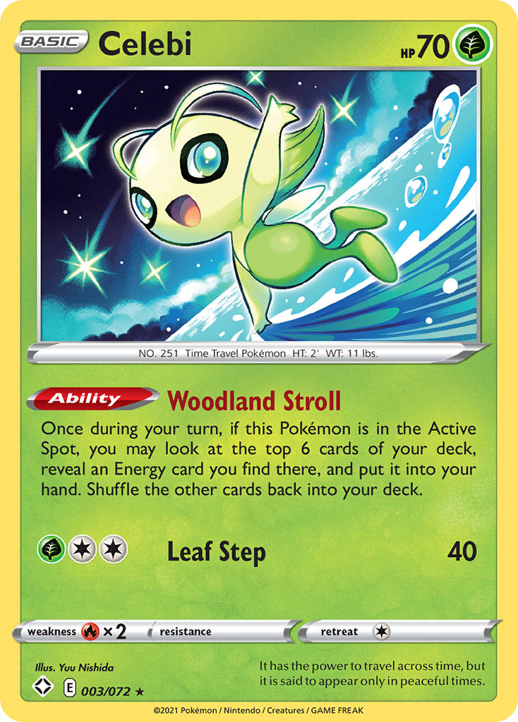 Celebi (003/072) [Sword & Shield: Shining Fates] | Cracking-Singles