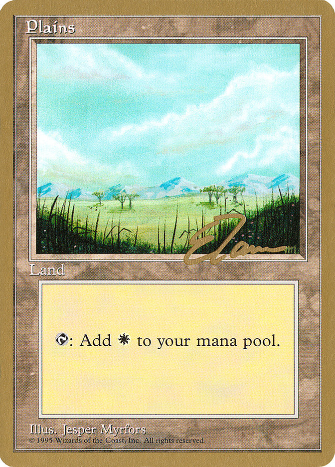 Plains (et365) (Eric Tam) [Pro Tour Collector Set] | Cracking-Singles