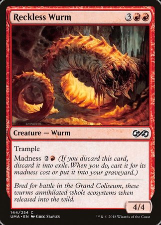 Reckless Wurm [Ultimate Masters] | Cracking-Singles