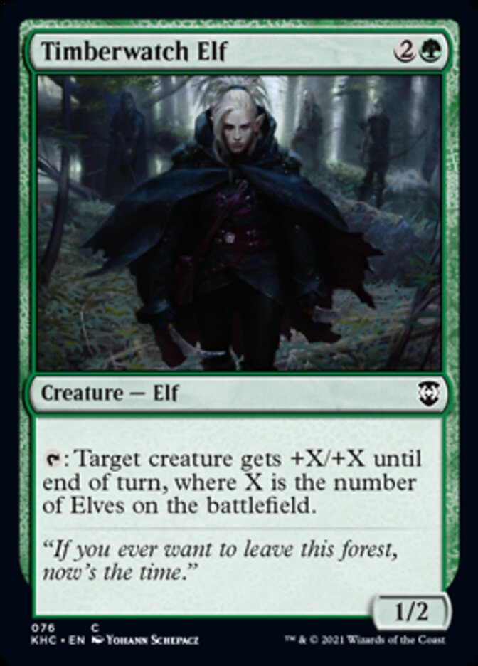 Timberwatch Elf [Kaldheim Commander] | Cracking-Singles