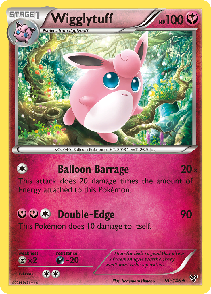 Wigglytuff (90/146) [XY: Base Set] | Cracking-Singles