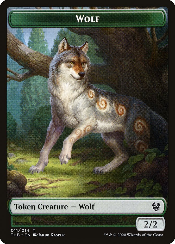 Wolf Token [Theros Beyond Death] | Cracking-Singles