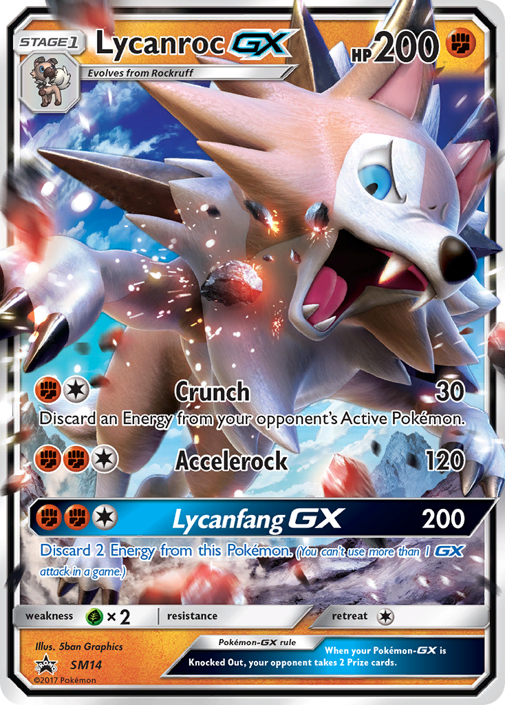 Lycanroc GX (SM14) [Sun & Moon: Black Star Promos] | Cracking-Singles