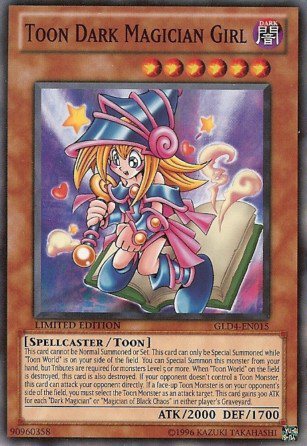 Toon Dark Magician Girl [GLD4-EN015] Common | Cracking-Singles