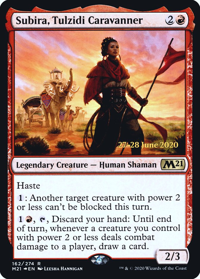 Subira, Tulzidi Caravanner  [Core Set 2021 Prerelease Promos] | Cracking-Singles