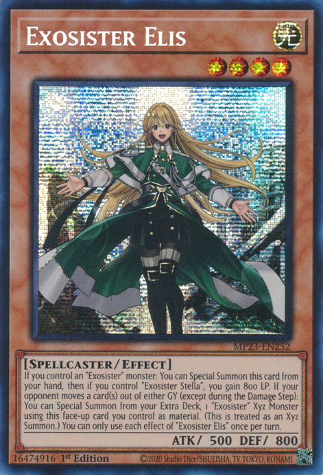 Exosister Elis [MP23-EN252] Prismatic Secret Rare | Cracking-Singles