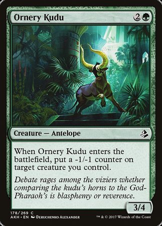 Ornery Kudu [Amonkhet] | Cracking-Singles