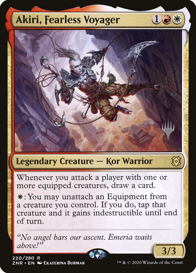 Akiri, Fearless Voyager (Promo Pack) [Zendikar Rising Promos] | Cracking-Singles