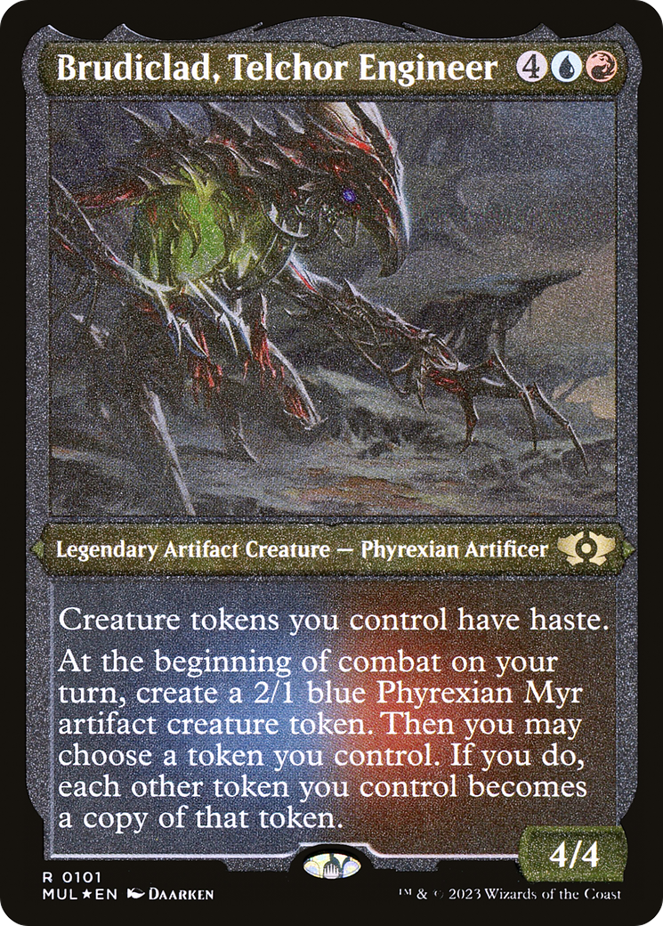 Brudiclad, Telchor Engineer (Foil Etched) [Multiverse Legends] | Cracking-Singles