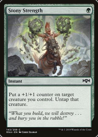 Stony Strength [Ravnica Allegiance] | Cracking-Singles