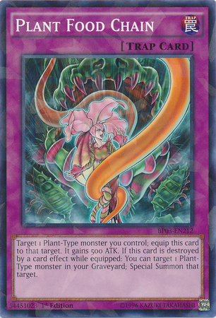 Plant Food Chain [BP03-EN212] Shatterfoil Rare | Cracking-Singles