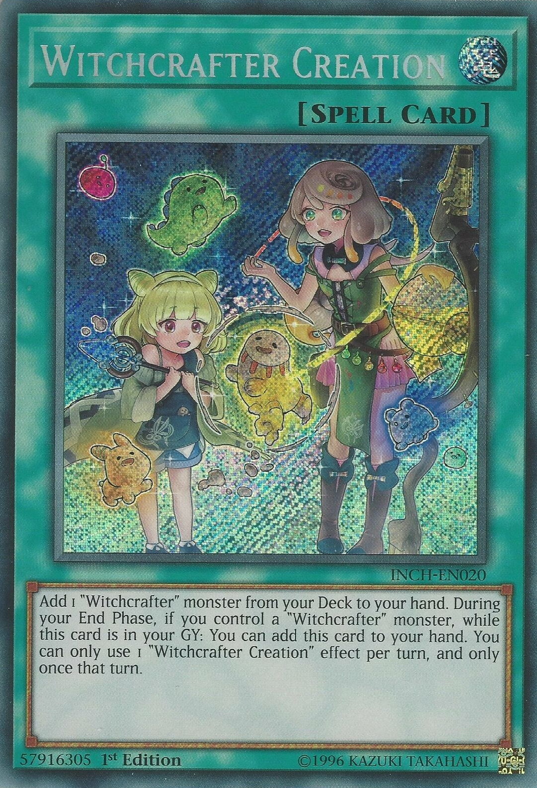 Witchcrafter Creation [INCH-EN020] Secret Rare | Cracking-Singles