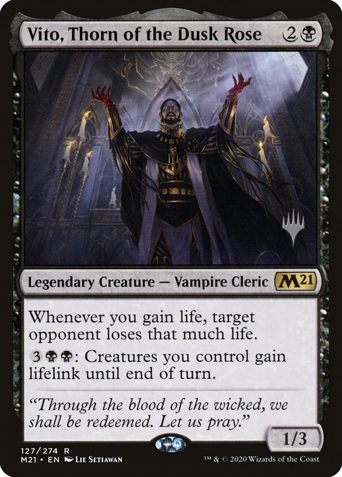 Vito, Thorn of the Dusk Rose (Promo Pack) [Core Set 2021 Promos] | Cracking-Singles