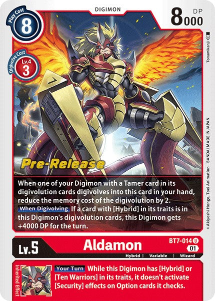 Aldamon [BT7-014] [Next Adventure Pre-Release Cards] | Cracking-Singles