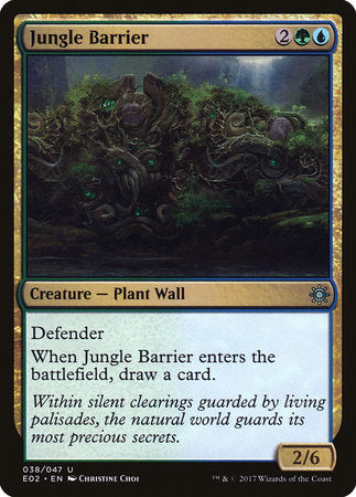 Jungle Barrier [Explorers of Ixalan] | Cracking-Singles