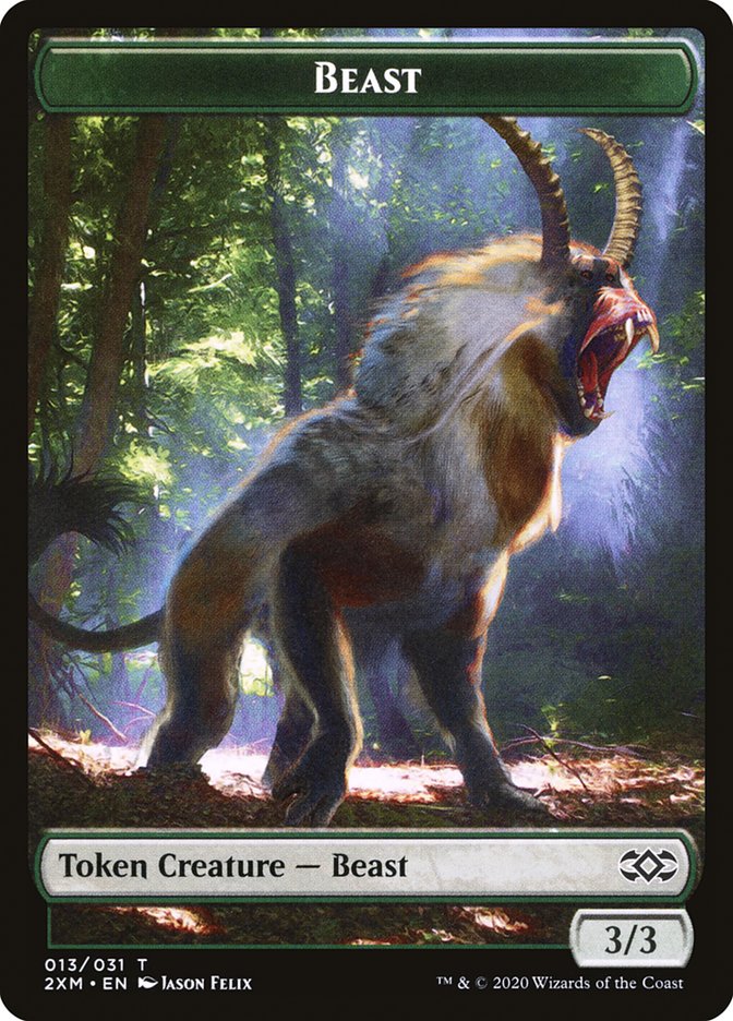 Beast Token [Double Masters] | Cracking-Singles