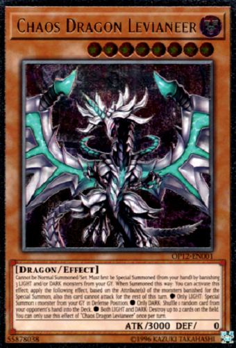 Chaos Dragon Levianeer [OP12-EN001] Ultimate Rare | Cracking-Singles