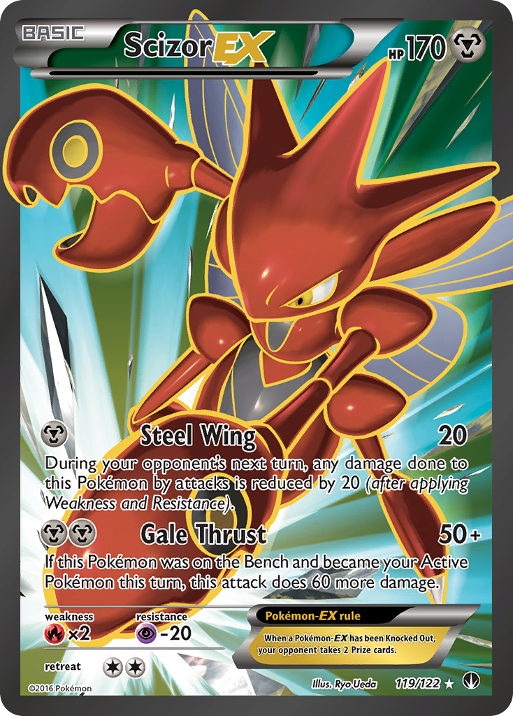 Scizor EX (119/122) [XY: BREAKpoint] | Cracking-Singles