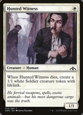 Hunted Witness [Guilds of Ravnica] | Cracking-Singles