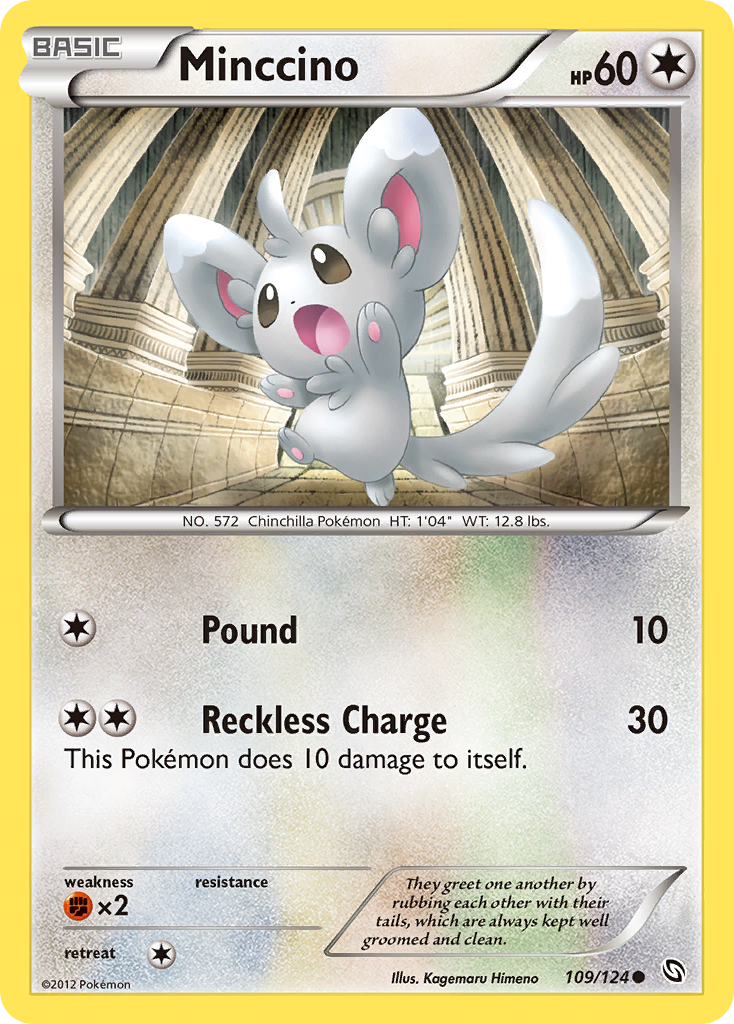 Minccino (109/124) [Black & White: Dragons Exalted] | Cracking-Singles