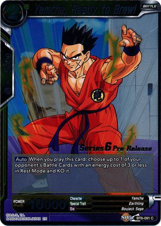 Yamcha, Ready to Brawl [BT6-091_PR] | Cracking-Singles