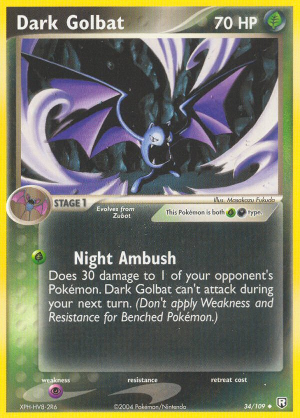 Dark Golbat (34/109) [EX: Team Rocket Returns] | Cracking-Singles