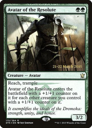 Avatar of the Resolute [Dragons of Tarkir Promos] | Cracking-Singles