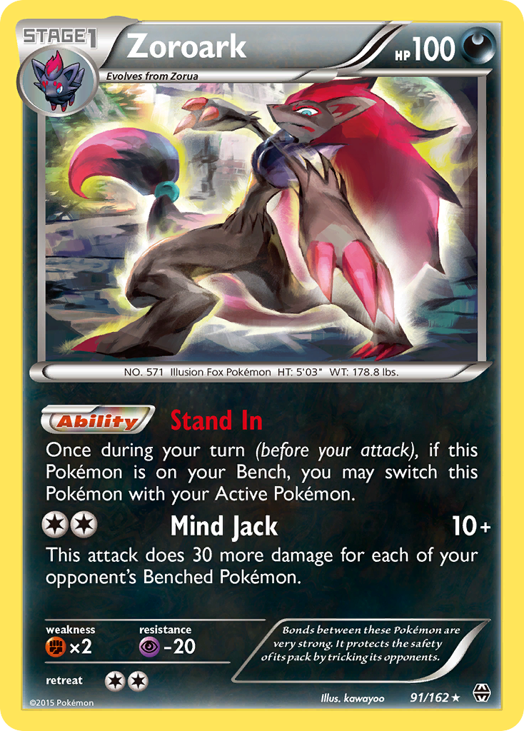 Zoroark (91/162) [XY: BREAKthrough] | Cracking-Singles