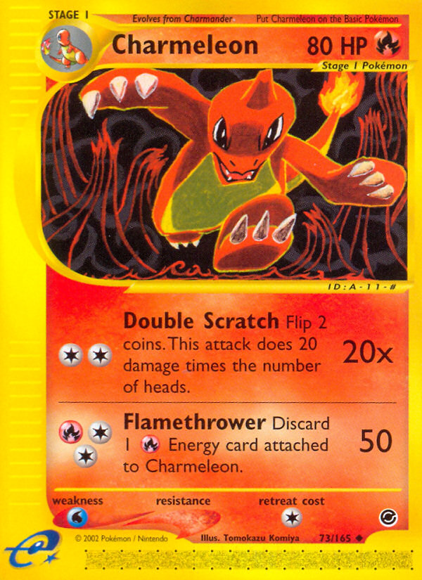 Charmeleon (73/165) [Expedition: Base Set] | Cracking-Singles