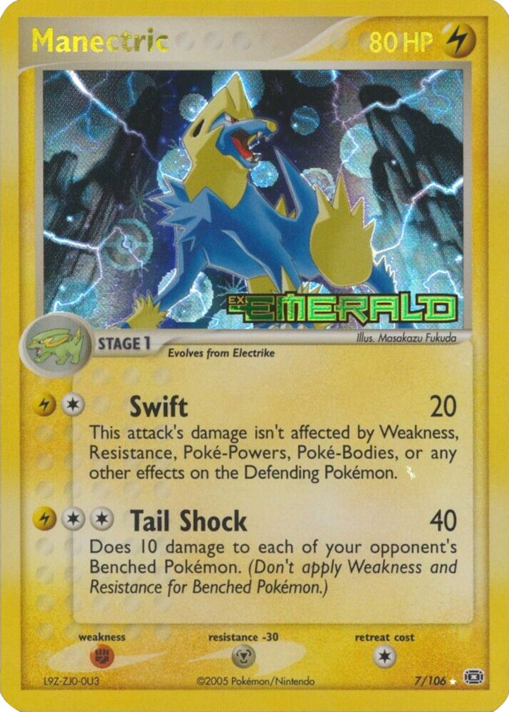 Manectric (7/106) (Stamped) [EX: Emerald] | Cracking-Singles