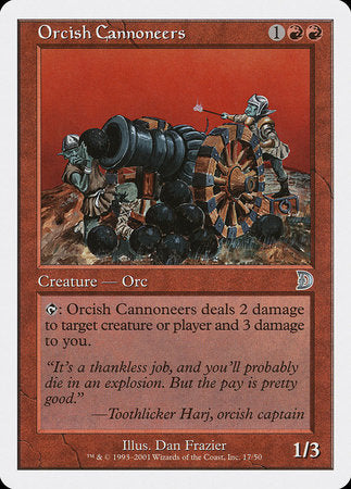 Orcish Cannoneers [Deckmasters] | Cracking-Singles