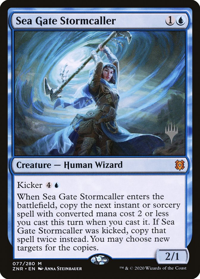 Sea Gate Stormcaller (Promo Pack) [Zendikar Rising Promos] | Cracking-Singles