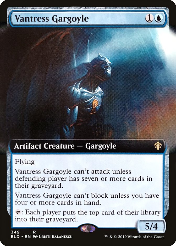 Vantress Gargoyle (Extended Art) [Throne of Eldraine] | Cracking-Singles