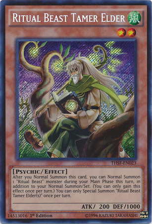 Ritual Beast Tamer Elder [THSF-EN023] Secret Rare | Cracking-Singles