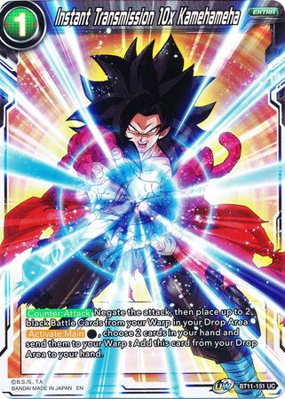 Instant Transmission 10x Kamehameha [BT11-151] | Cracking-Singles