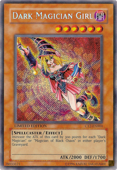 Dark Magician Girl [CT2-EN004] Secret Rare | Cracking-Singles