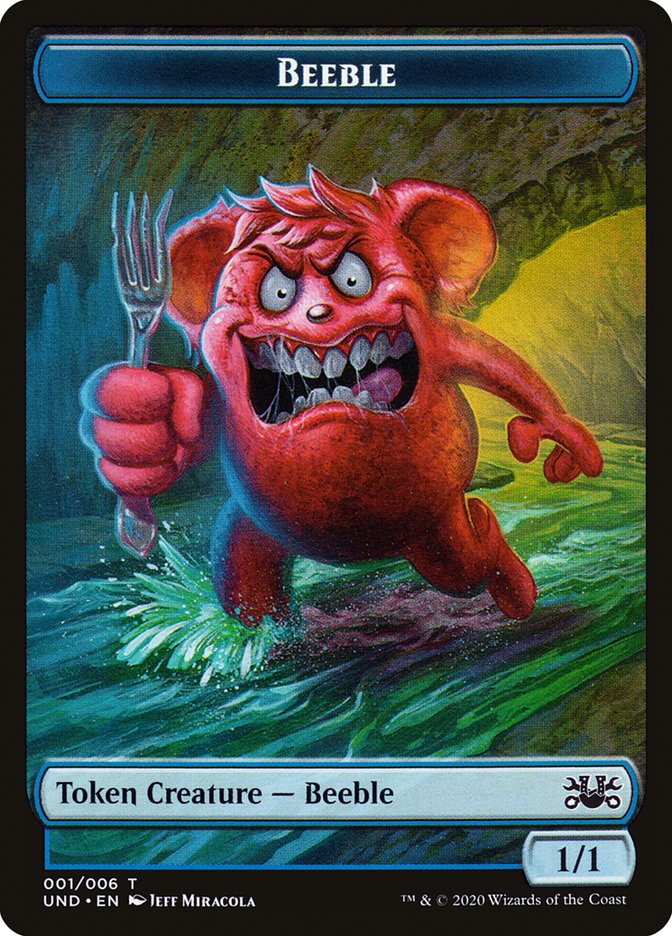 Beeble // Dragon Double-sided Token [Unsanctioned Tokens] | Cracking-Singles