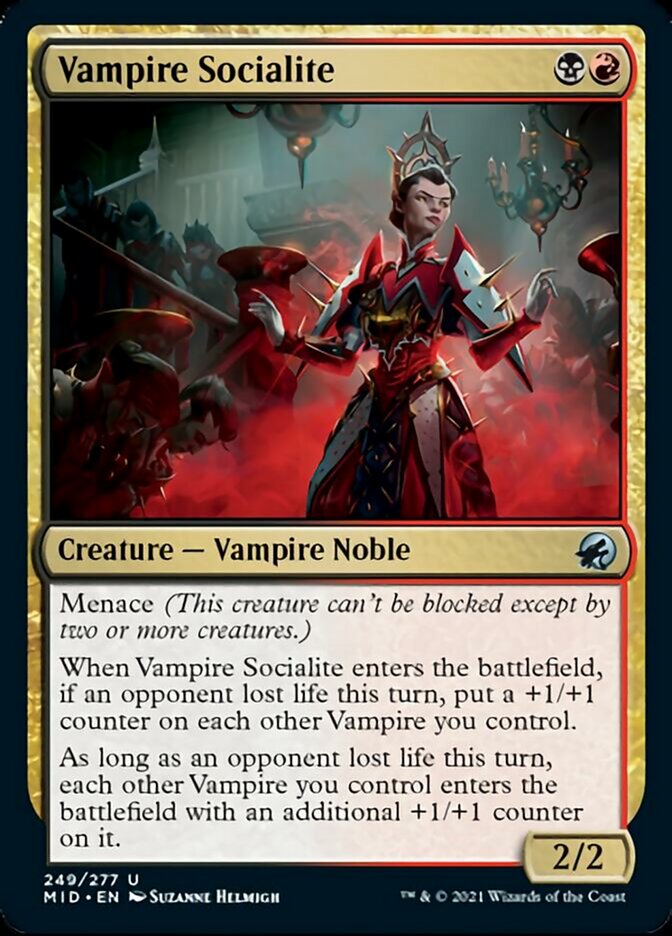 Vampire Socialite [Innistrad: Midnight Hunt] | Cracking-Singles