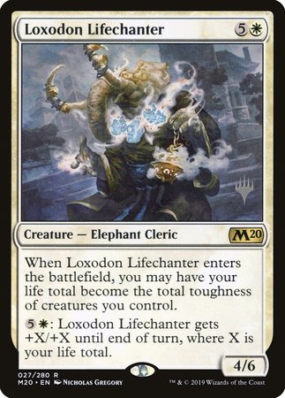 Loxodon Lifechanter [Core Set 2020 Promos] | Cracking-Singles