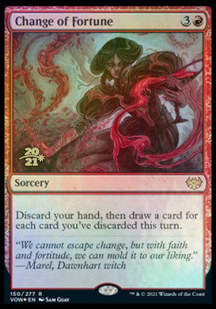 Change of Fortune [Innistrad: Crimson Vow Prerelease Promos] | Cracking-Singles