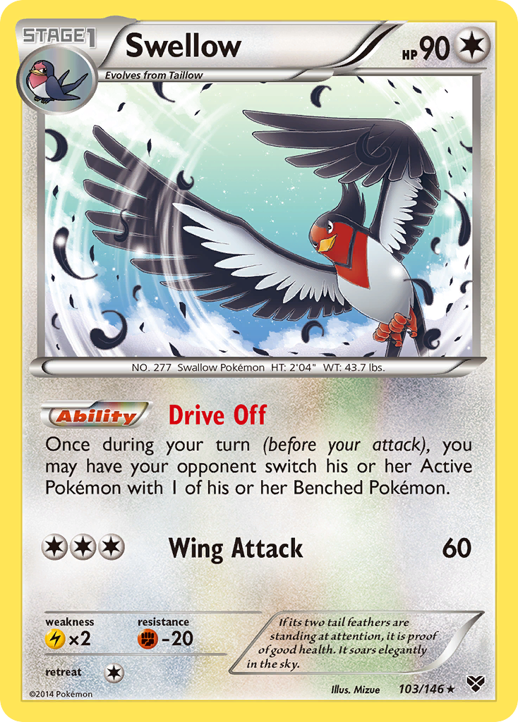 Swellow (103/146) [XY: Base Set] | Cracking-Singles