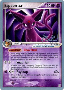 Espeon ex (102/115) (Eeveelutions - Jimmy Ballard) [World Championships 2006] | Cracking-Singles