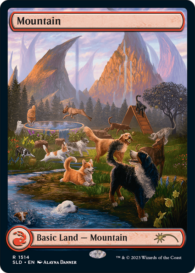 Mountain (1514) [Secret Lair Commander Deck: Raining Cats and Dogs] | Cracking-Singles