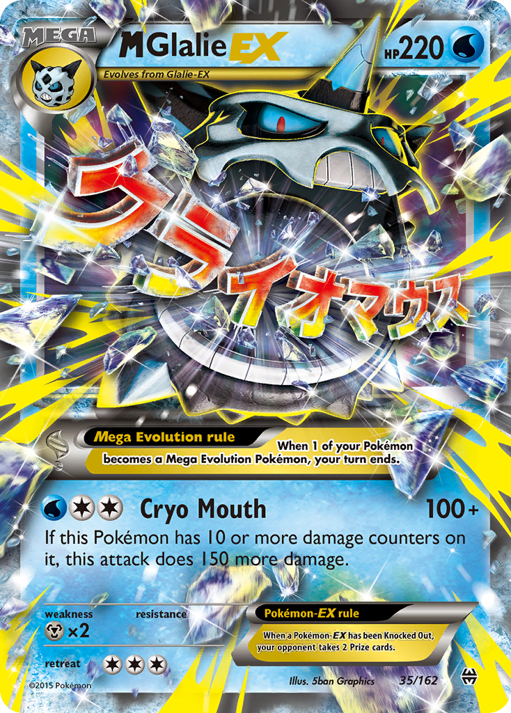 M Glalie EX (35/162) [XY: BREAKthrough] | Cracking-Singles