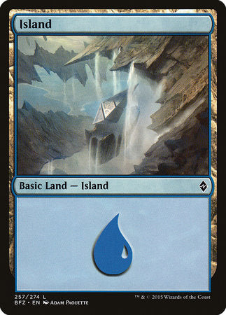 Island (257) [Battle for Zendikar] | Cracking-Singles