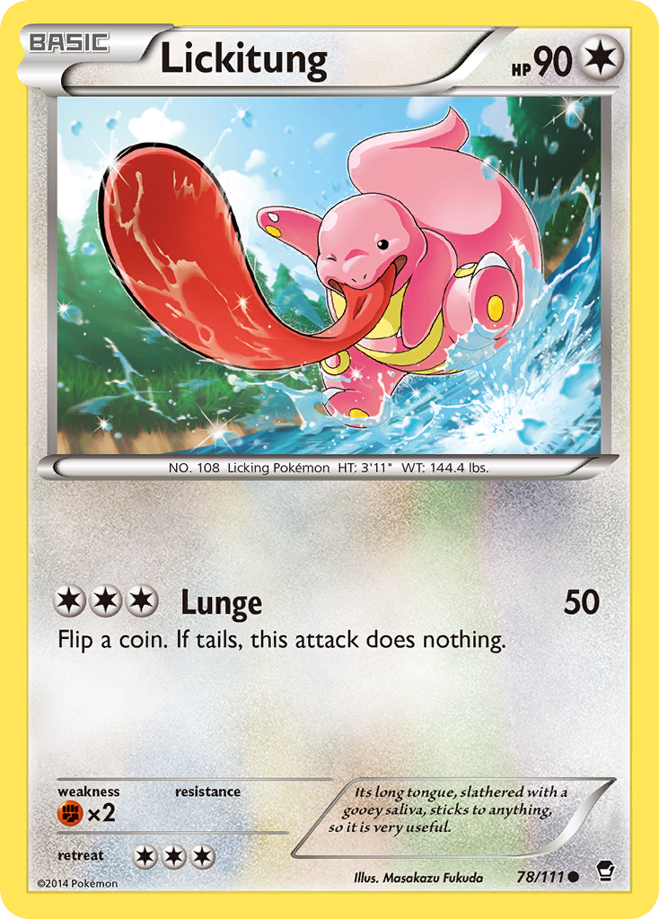 Lickitung (78/111) [XY: Furious Fists] | Cracking-Singles