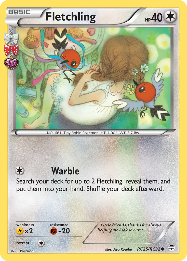 Fletchling (RC25/RC32) [XY: Generations] | Cracking-Singles