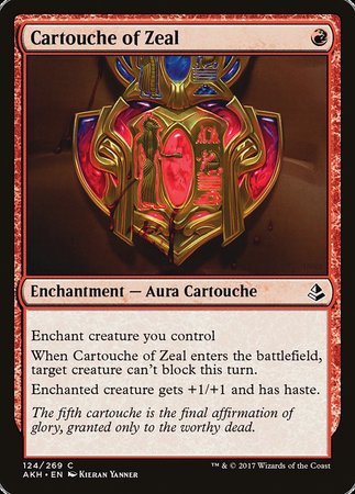 Cartouche of Zeal [Amonkhet] | Cracking-Singles