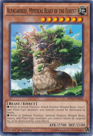 Alpacaribou, Mystical Beast of the Forest [MP14-EN244] Common | Cracking-Singles